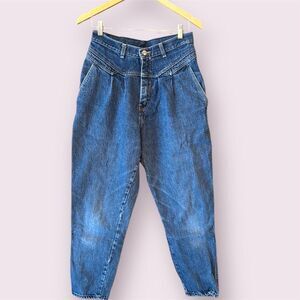 P.S.GITANO Vintage 80s/90s High Rise Taper Mom Jeans